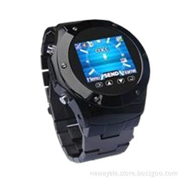 Quadband cheapest steel watch phone, water resist
